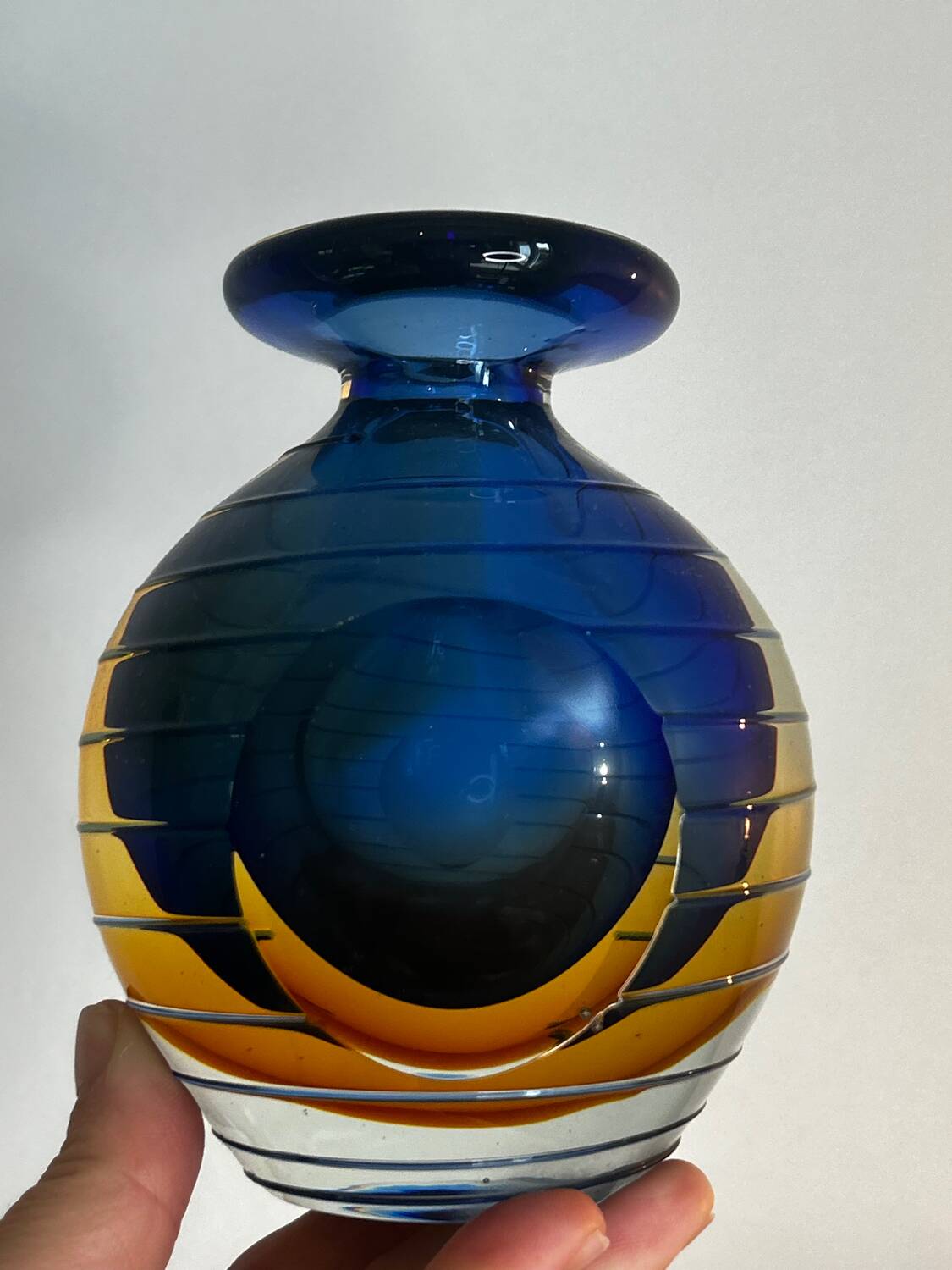 Murano ball vase