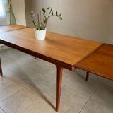 Vintage extendable teak table