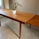 Vintage extendable teak table