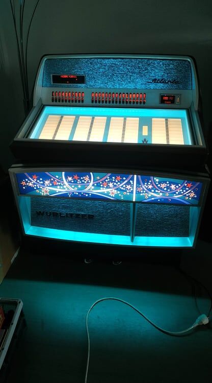 Jukebox wurlitzer model atlanta stereo of 1972 revised+teleorder and compile 80