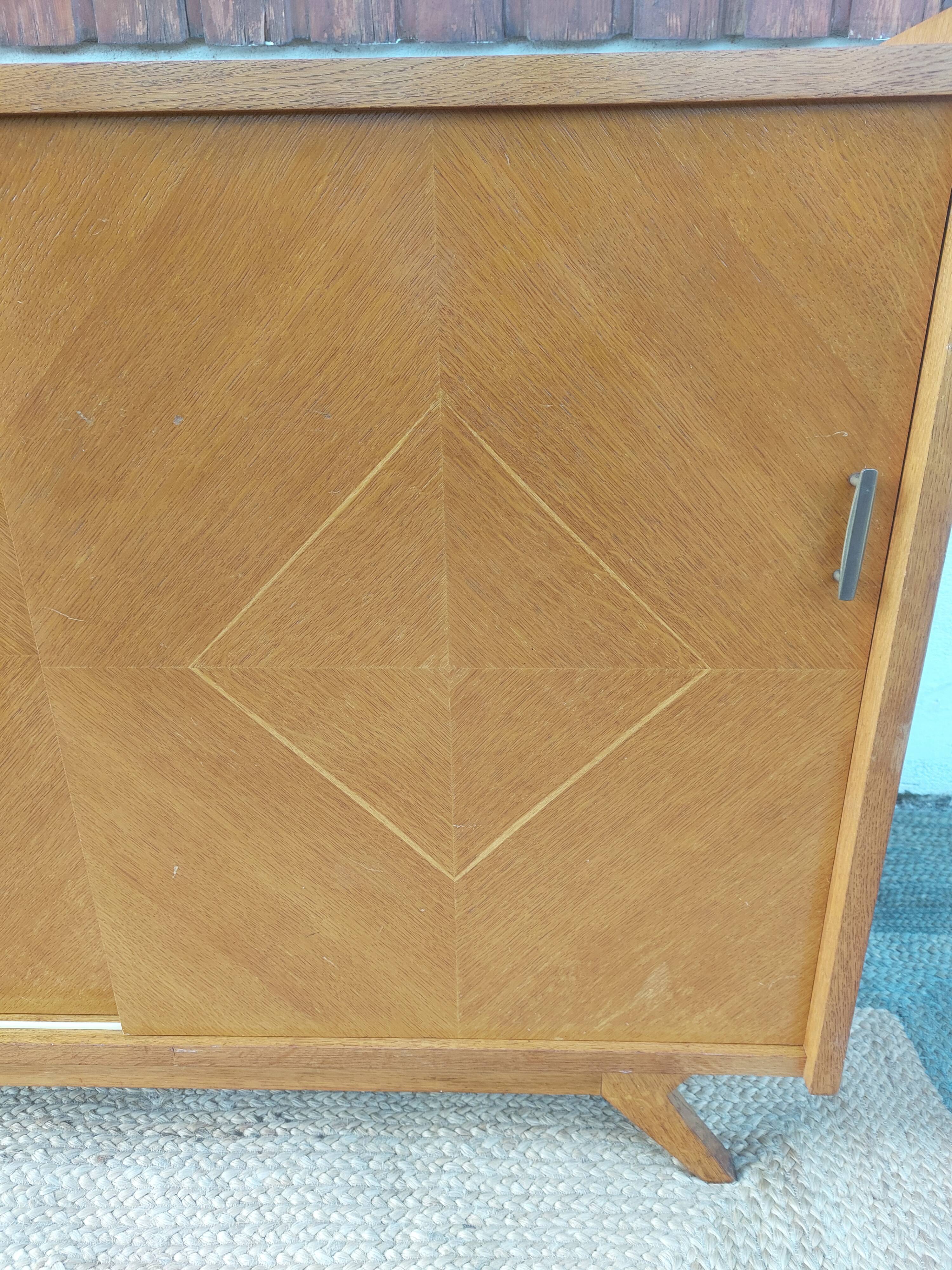 sideboard, buffet with sliding doors and splayed legs