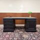 Classic English Black Chesterfield Desk