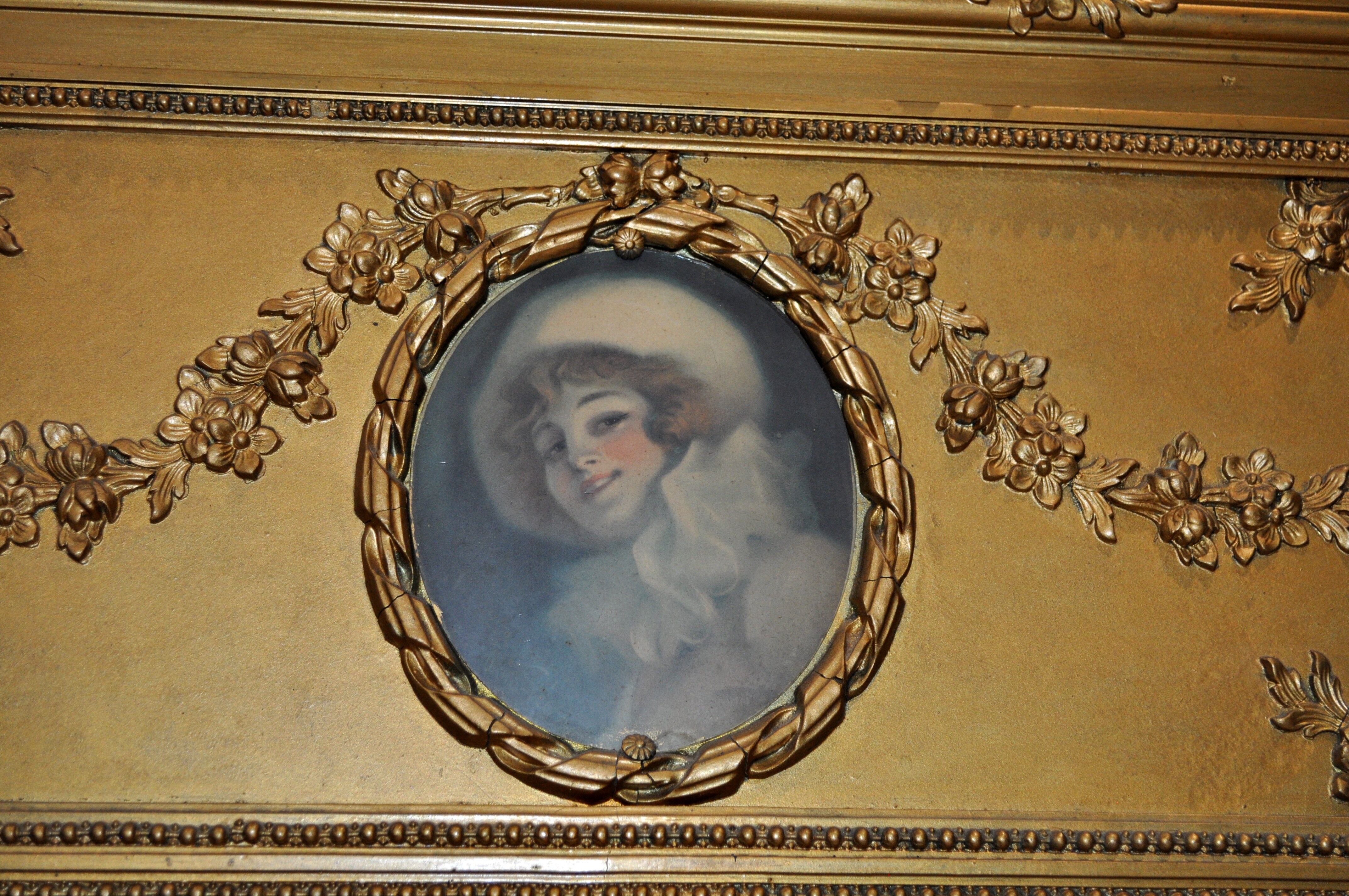 Large mirror romantic Pier 124x71cm