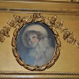 Large mirror romantic Pier 124x71cm