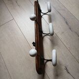 Vintage wall coat rack