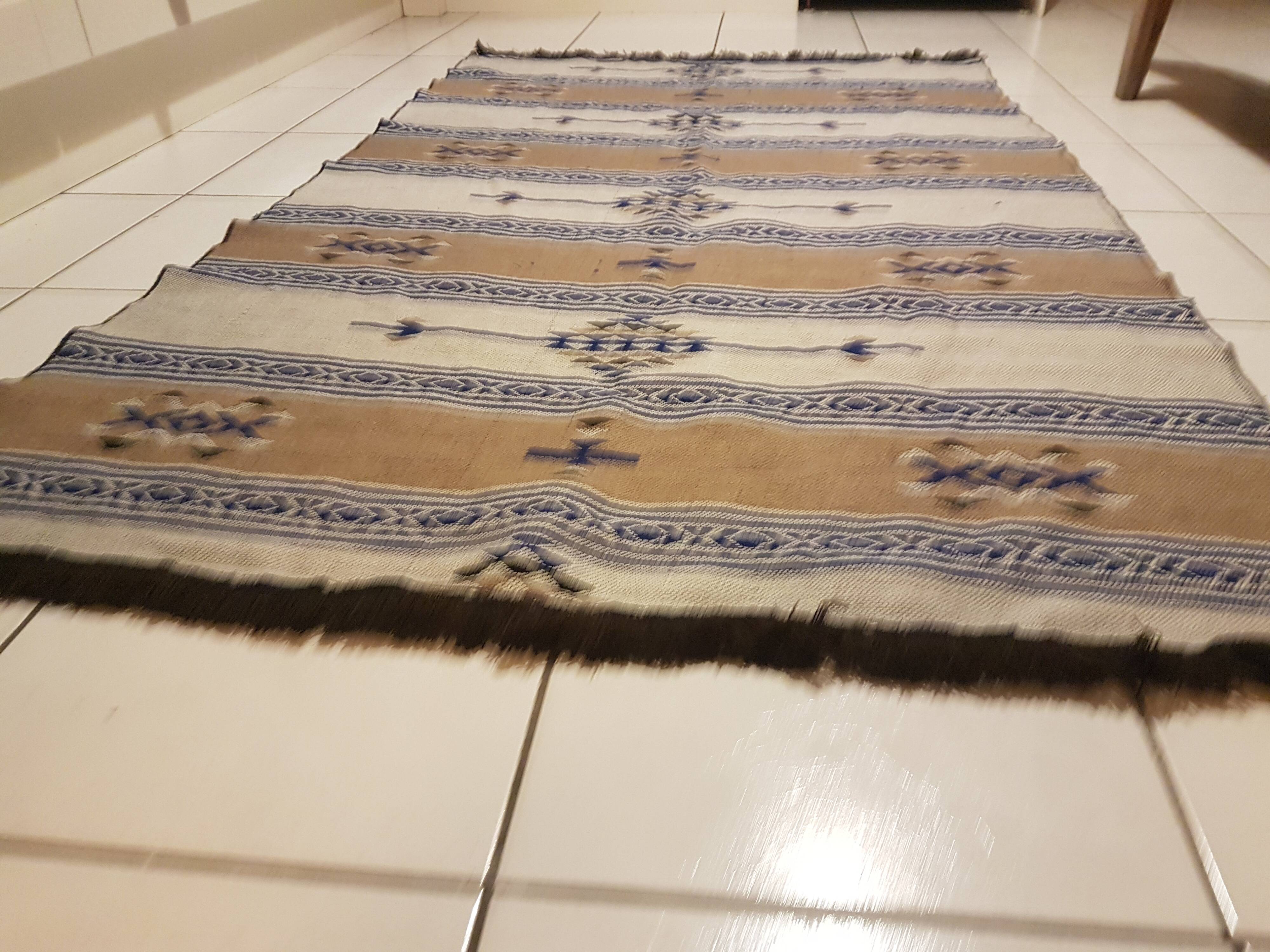 Aztec kilim carpet 99x183cm