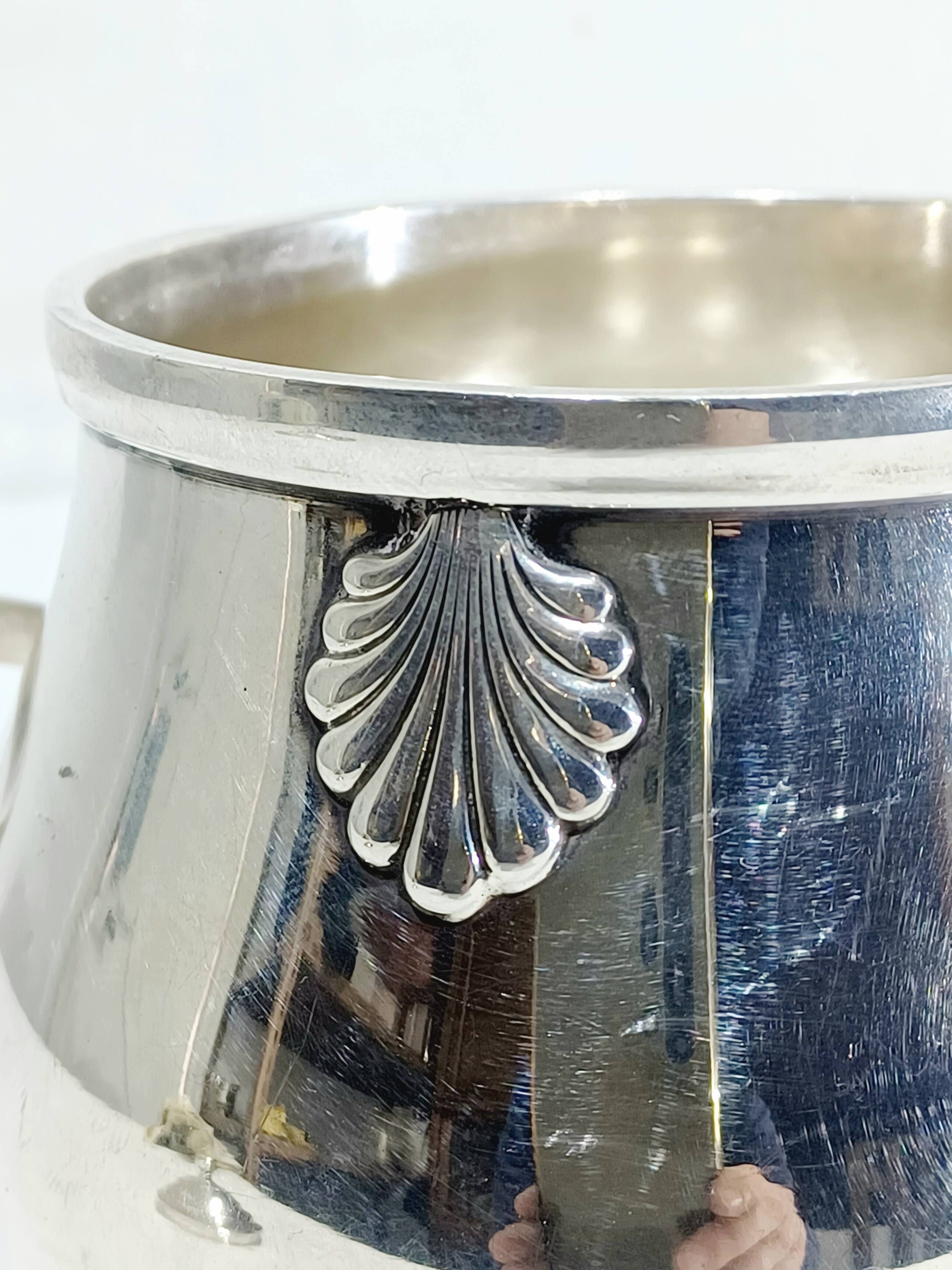 CHRISTOFLE - SILVER-PLATED SUGAR BOWL VENDÔME