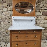 Vintage 1960s dressing table chest of drawers