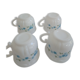 New Arcopal Myosotis cups