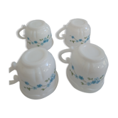 New Arcopal Myosotis cups