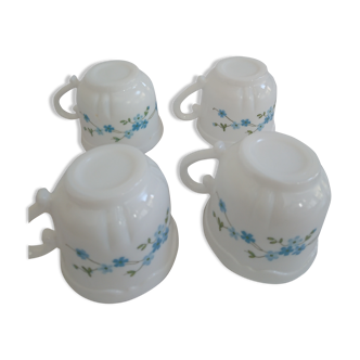 New Arcopal Myosotis cups