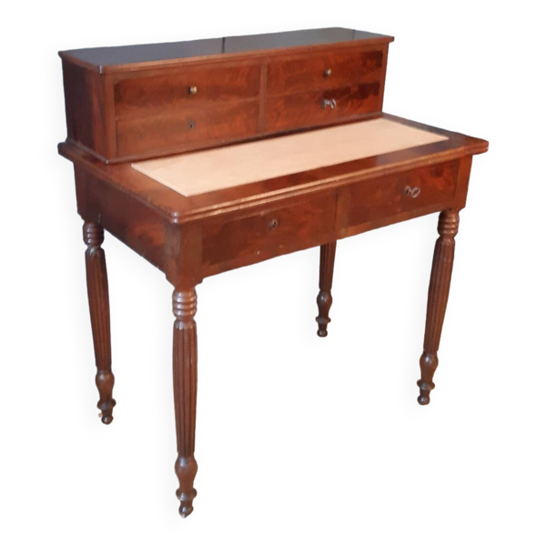 Bureau à gradin en acajou Louis Philippe
