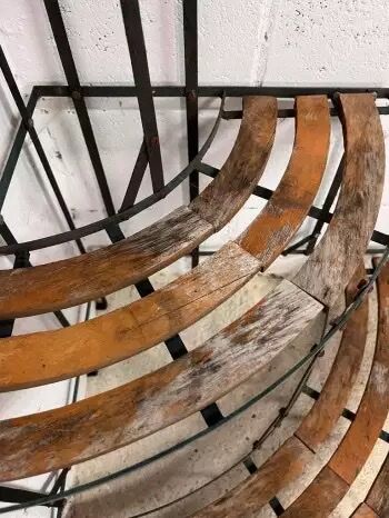 Vintage industrial basket