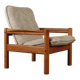 Vintage Teak Sessel Easy Chair dänisch Domino Møbler 60er 70er