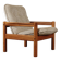 Vintage Teak Sessel Easy Chair dänisch Domino Møbler 60er 70er