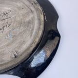 Wall plate signed Jean Gazietto Vallauris from the 50s