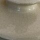 Vintage cracked ceramic lamp foot