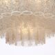 German 1960s chandelier with 60 cristall glass tubes