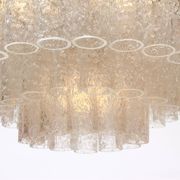 German 1960s chandelier with 60 cristall glass tubes
