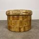 Patchwork leather storage pouf by De Sede, 1970s.