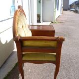 Old phone furniture with seating