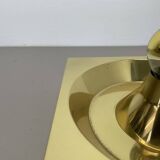 Rare Brass Pop Art Metal Wall Light by Klaus Hempel for Kaiser Leuchten, 1970s