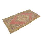 Orange & Red Turkish Wool Rug sku 2490