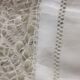 Old tablecloth with embroidery and handmade lace