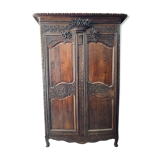 Norman wedding cabinet in oak eighteenth century
