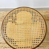 Cane stool in bent wood very good condition