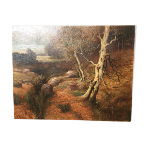 Huile sur panneau
