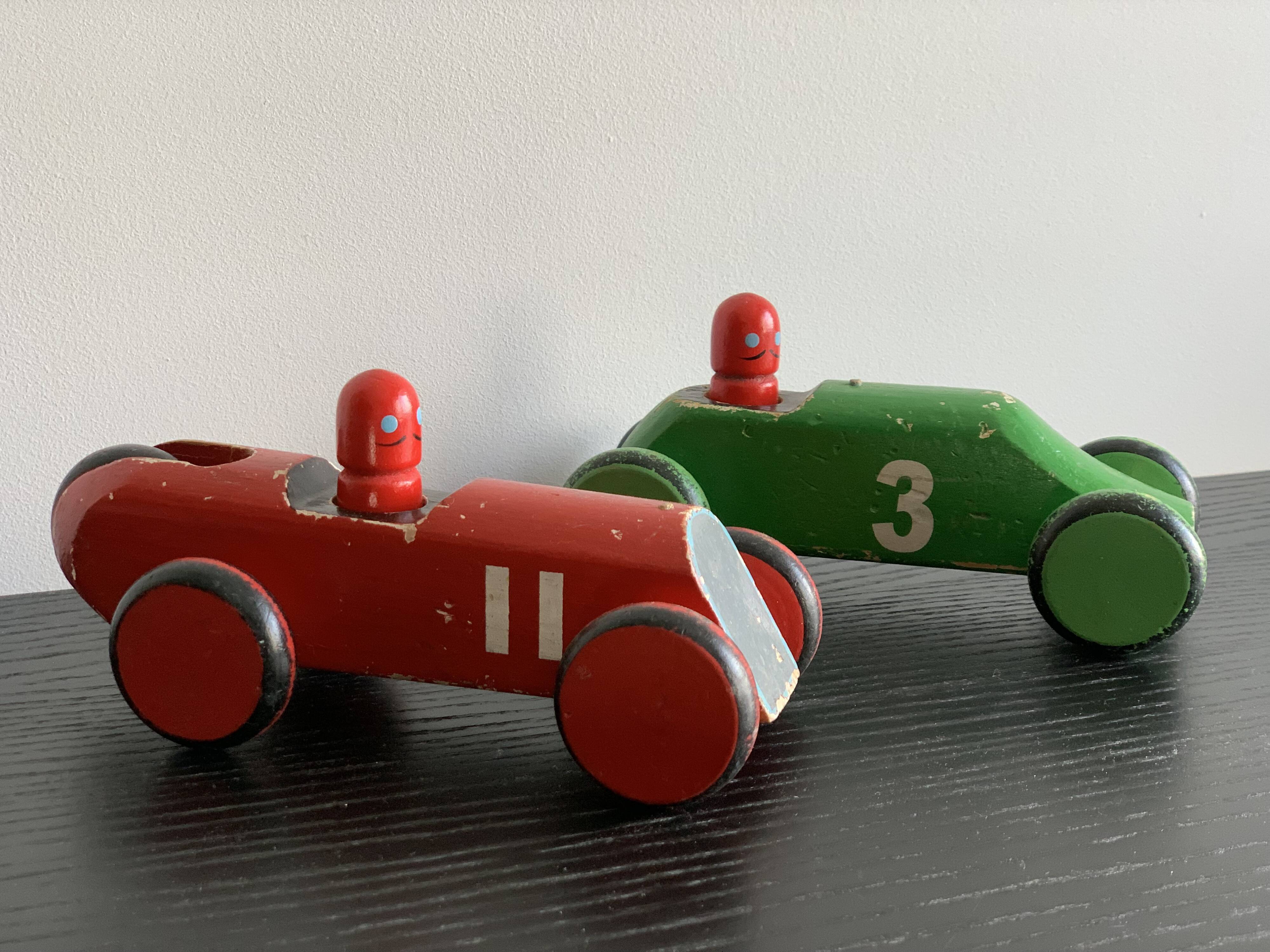 Wooden cars