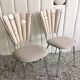 Vintage deconstructured "petals" chairs restored