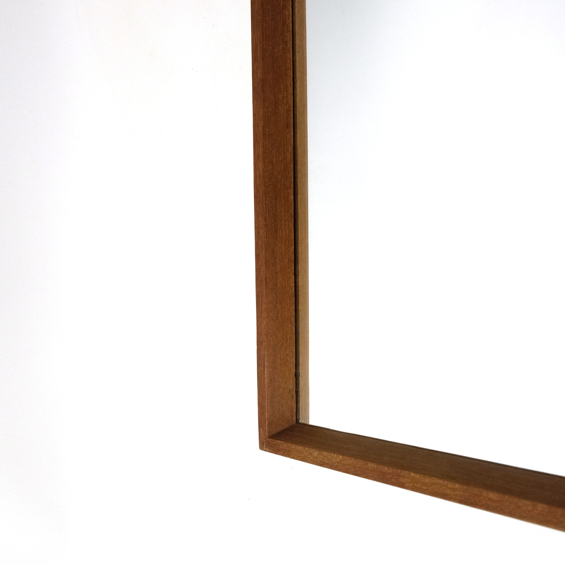 Scandinavian mirror, 1960s, 74x32cm