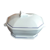 Limoges soup tureen coquet lotus Mediterranean