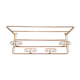 Golden coat rack 4 hooks