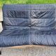 Pair of Scandinavian leather sofas from Tord Björklund