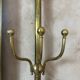 Large brass coat hook, circa 1900