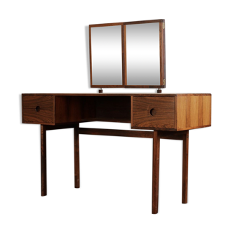 Mid-Century Danish Palisander Vanity Table Desk by Aksel Kjærsgaard, 1960s