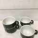 Green coffee cups