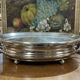 1930s silver plated hot plate