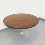 Vintage round tulip dining table by Dieter Wackerlin