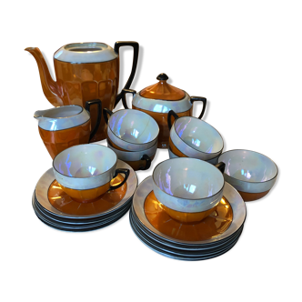 Service à thé en porcelaine Art Deco