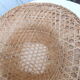 Chapeau asiatique style colonial en paille