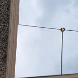 Original Large Mirror has 7 interior mirrors - gray painted wood frame