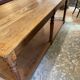 Oak draper table 2 drawers