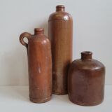 Trio brown sandstone mismatched