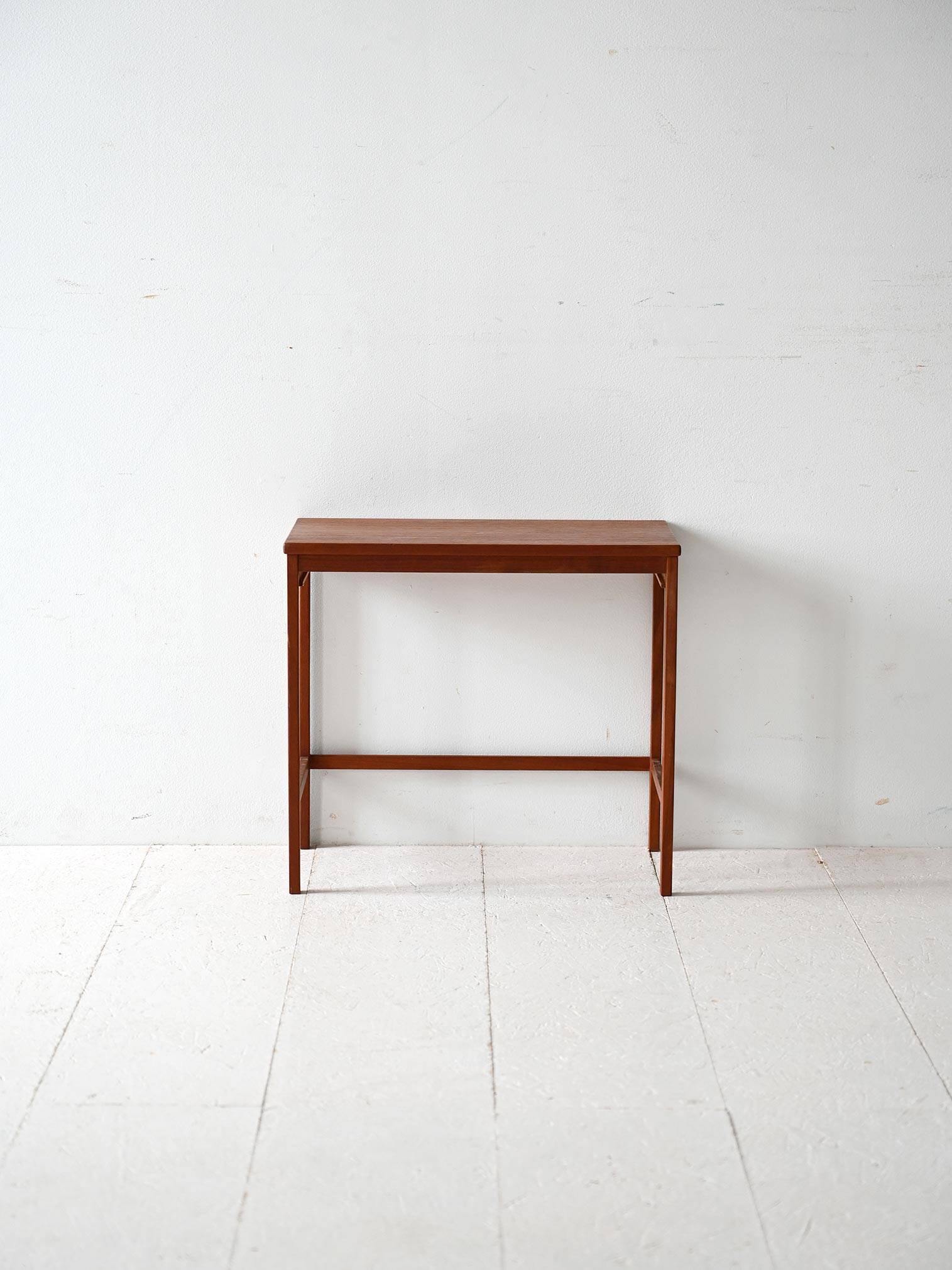 Vintage Scandinavian teak coffee table, 1950s-60s