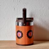 Vintage Brabantia ice bucket - Patrice floral decor - Netherlands