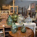 6 large french carboys & demi-johns
